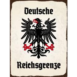 Blechschild - Adler Reichtsgrenze