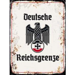 Blechschild - Adler D. Reichsgrenze