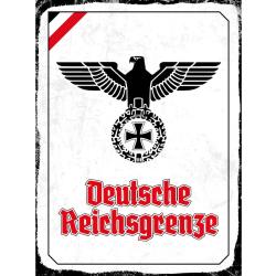 Blechschild - Adler D. Reichsgrenze