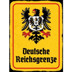 Blechschild - Adler D. Reichsgrenze