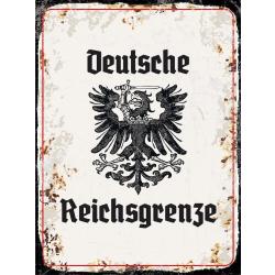 Blechschild - Adler D. Reichsgrenze