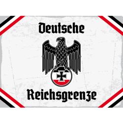 Blechschild - Adler D. Reichsgrenze