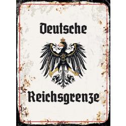 Blechschild - Adler D. Reichsgrenze