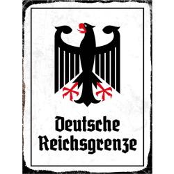 Blechschild - Adler D. Reichsgrenze