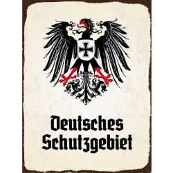 Blechschild - Adler D Schutzgebiet