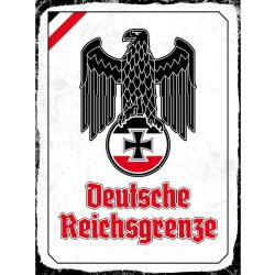 Blechschild - Adler D. Reichsgrenze