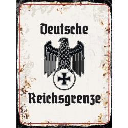 Blechschild - Adler D. Reichsgrenze