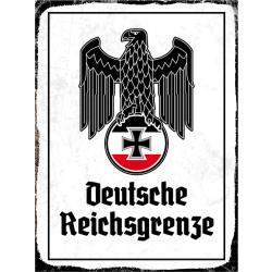 Blechschild - Adler D. Reichsgrenze