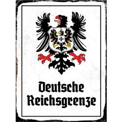 Blechschild - Adler D. Reichsgrenze