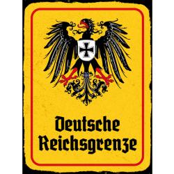 Blechschild - Adler D. Reichsgrenze