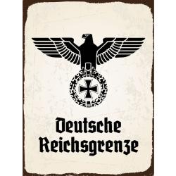 Blechschild - Adler D. Reichsgrenze