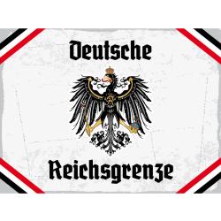 Blechschild - Adler D. Reichsgrenze