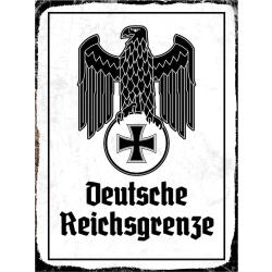 Blechschild - Adler D. Reichsgrenze