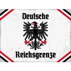 Blechschild - Adler D. Reichsgrenze