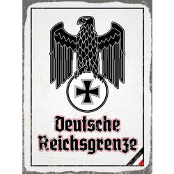 Blechschild - Adler D. Reichsgrenze