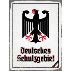 Blechschild - Adler D Schutzgebiet