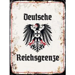 Blechschild - Adler D. Reichsgrenze