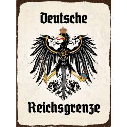 Blechschild - Adler D. Reichsgrenze