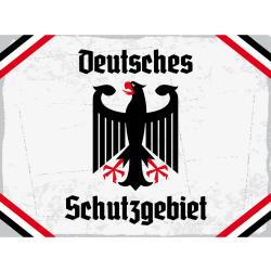 Blechschild - Adler D Schutzgebiet