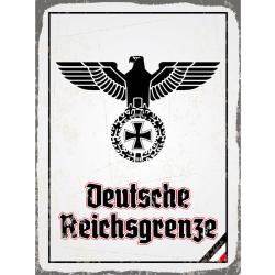 Blechschild - Adler D. Reichsgrenze