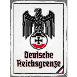 Blechschild - Adler D. Reichsgrenze