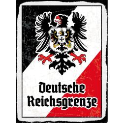 Blechschild - Adler D. Reichsgrenze