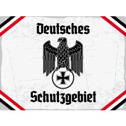 Blechschild - Adler D Schutzgebiet