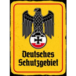 Blechschild - Adler D Schutzgebiet