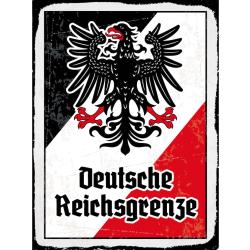 Blechschild - Adler D. Reichsgrenze