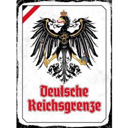 Blechschild - Adler D. Reichsgrenze