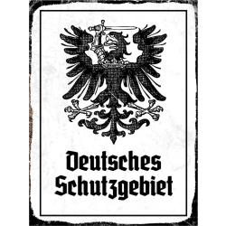 Blechschild - Adler D Schutzgebiet