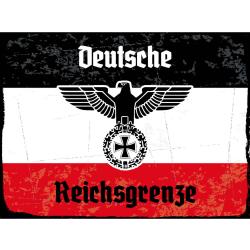 Blechschild - Adler D. Reichsgrenze