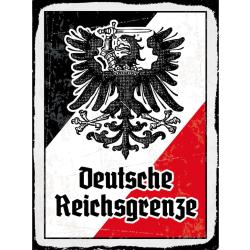 Blechschild - Adler D. Reichsgrenze