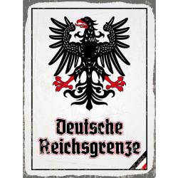 Blechschild - Adler D. Reichsgrenze