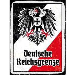 Blechschild - Adler D. Reichsgrenze