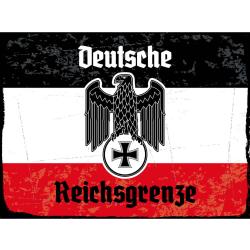 Blechschild - Adler D. Reichsgrenze