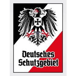 Blechschild - Adler D Schutzgebiet