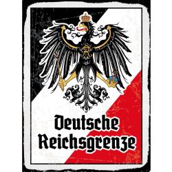 Blechschild - Adler D. Reichsgrenze