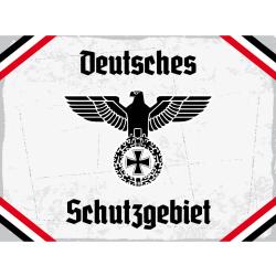 Blechschild - Adler D Schutzgebiet