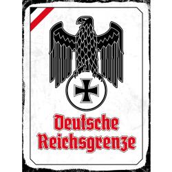 Blechschild - Adler D. Reichsgrenze