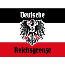 Blechschild - Adler D. Reichsgrenze