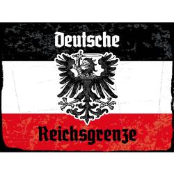 Blechschild - Adler D. Reichsgrenze