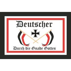 Blechschild - Deutscher - historisch