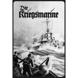 Blechschild - Die Kriegsmarine - historisch