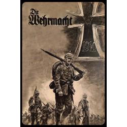 Blechschild - Die Wehrmacht - historisch