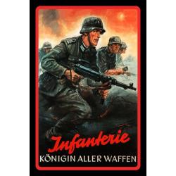 Blechschild - Infanterie - historisch