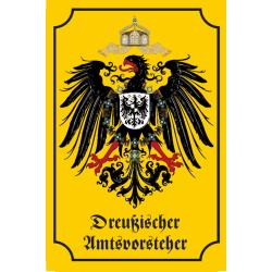 Blechschild - Adler - historisch