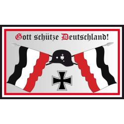 DR- Gott schütze Deutschland Flagge 90x150 cm