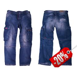 Denim Cargo Pants 