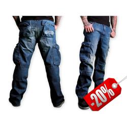 Denim Cargo Pants 